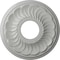 Ekena Millwork Blackthorn Ceiling Medallion (Fits Canopies up to 4 7/8"), 11 3/4"OD x 3 5/8"ID x 1"P, Frost CM11BLFRF - alternate 1